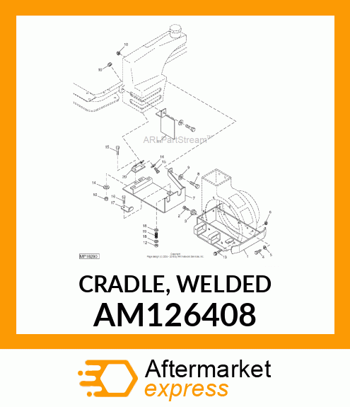 CRADLE, WELDED AM126408