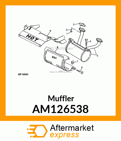 Muffler AM126538