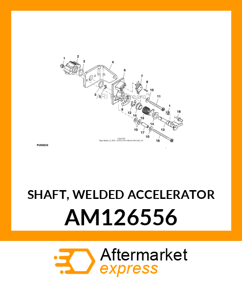 SHAFT, WELDED ACCELERATOR AM126556