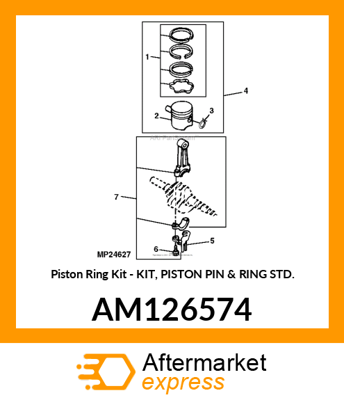 Piston Ring Kit AM126574
