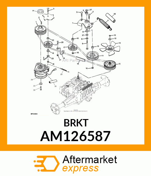 ARM, ARM, WELDED IDLER AM126587