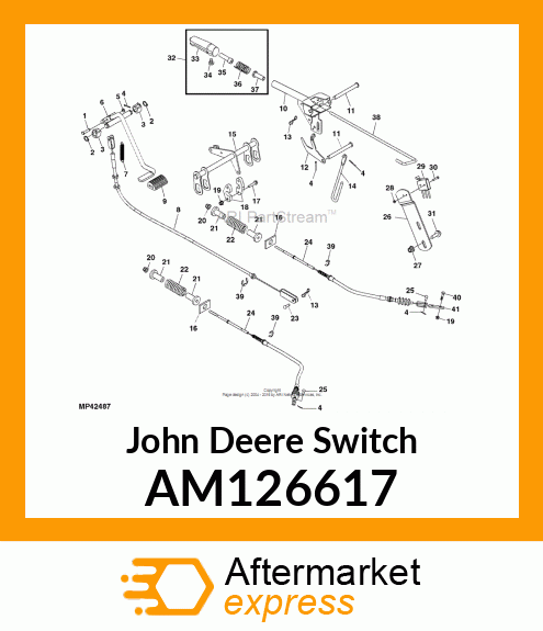 SWITCH,MICRO W/ROLLER AND HARNESS AM126617