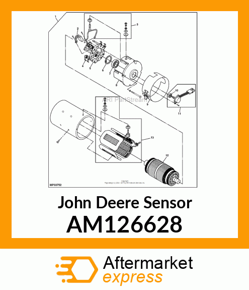 SENSOR KIT, MOTOR RPM HALL EFFECT AM126628