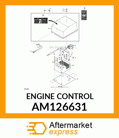 Engine Controller - CONTROLLER, PWM SEPEX 48V 400A AM126631