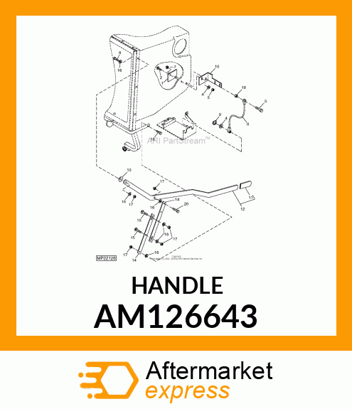 HANDLE, ASSEMBLY AM126643