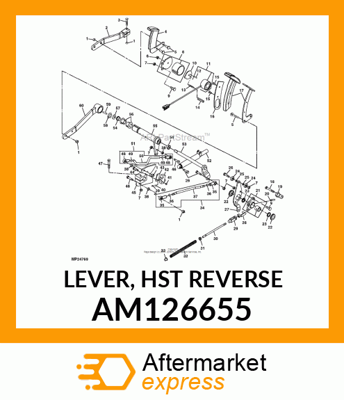 LEVER, HST REVERSE AM126655