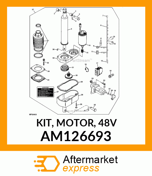 KIT, MOTOR, 48V AM126693