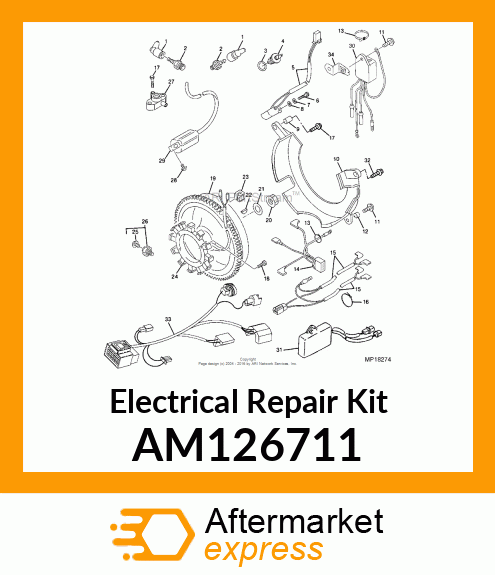 Electrical Repair Kit AM126711