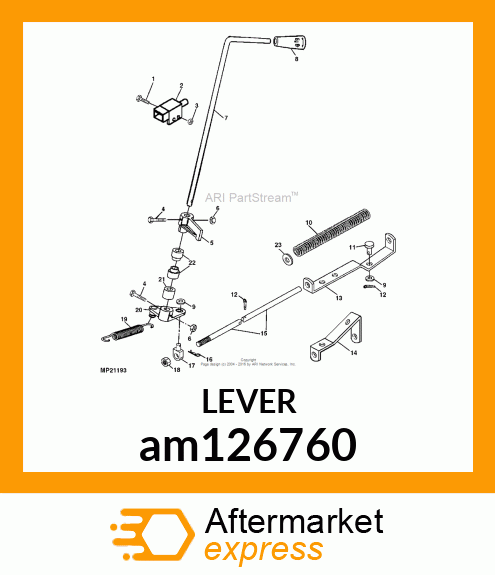 ROD ASSY, PTO , 42M am126760