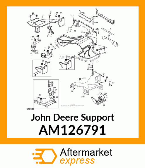 SUPPORT, SUPPORT, WELDED FRONT CLOS AM126791