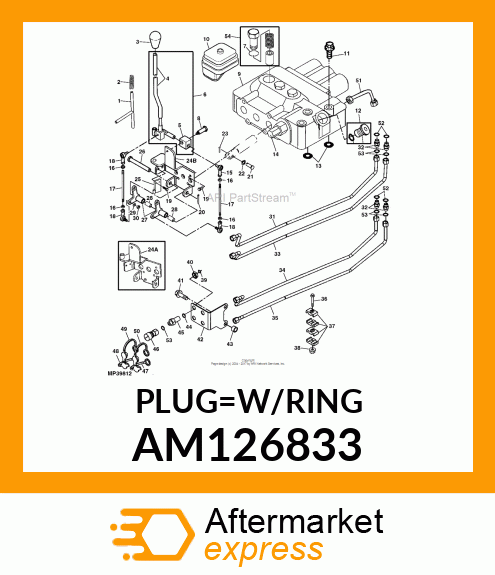 PLUG, M22 X 1.5 O AM126833