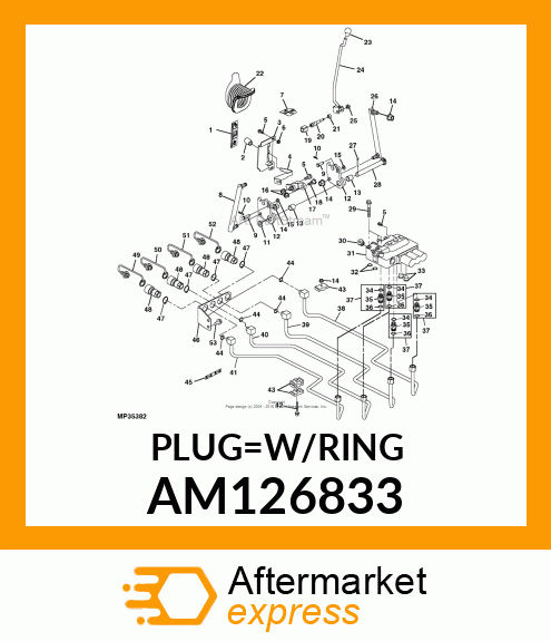 PLUG, M22 X 1.5 O AM126833