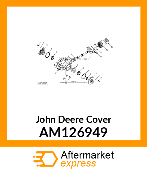 COVER PLATE ASSEMBLY AM126949