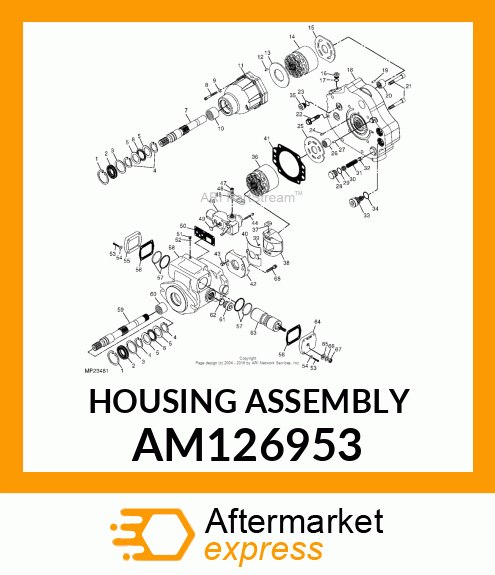 HOUSING ASSEMBLY AM126953
