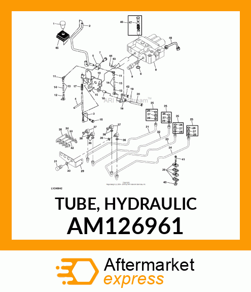 TUBE, HYDRAULIC AM126961