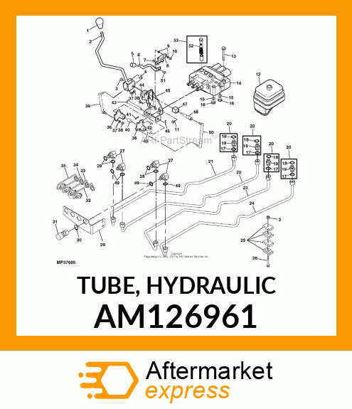 TUBE, HYDRAULIC AM126961