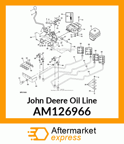 TUBE, HYDRAULIC AM126966