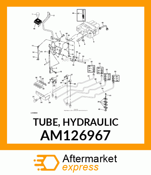 TUBE, HYDRAULIC AM126967
