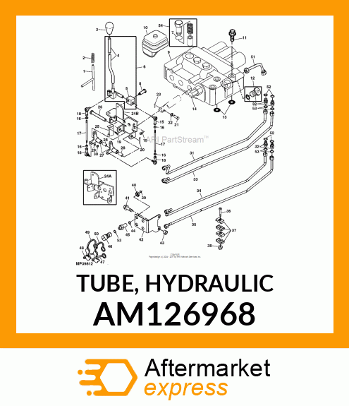 TUBE, HYDRAULIC AM126968