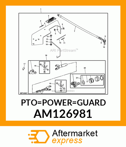 PTO POWERGARD SHIELD AM126981