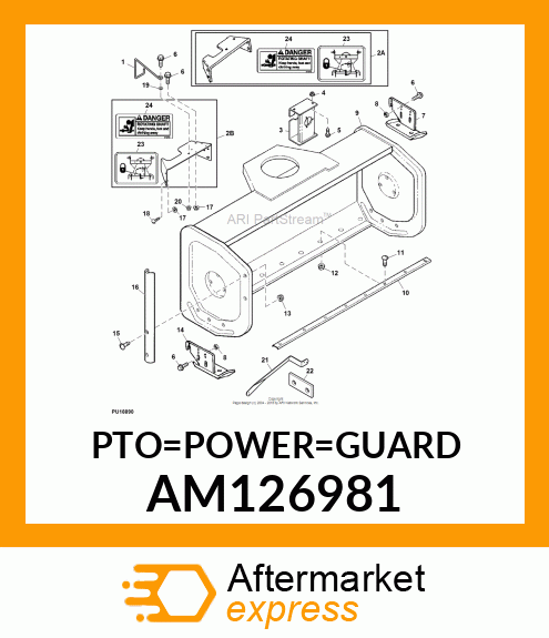 PTO POWERGARD SHIELD AM126981