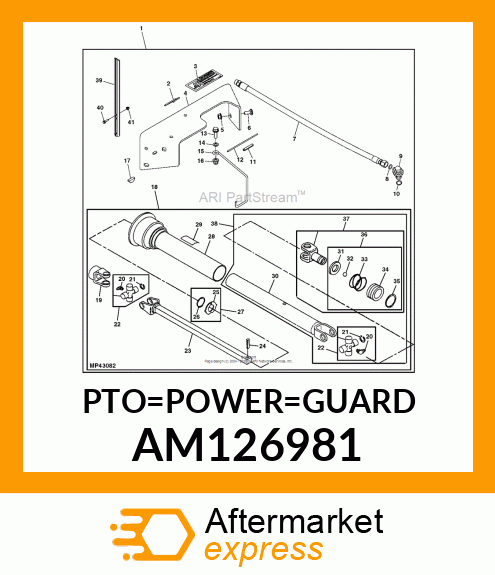 PTO POWERGARD SHIELD AM126981