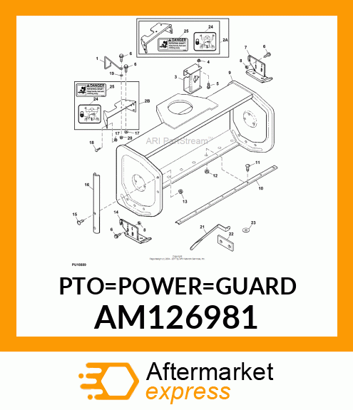 PTO POWERGARD SHIELD AM126981