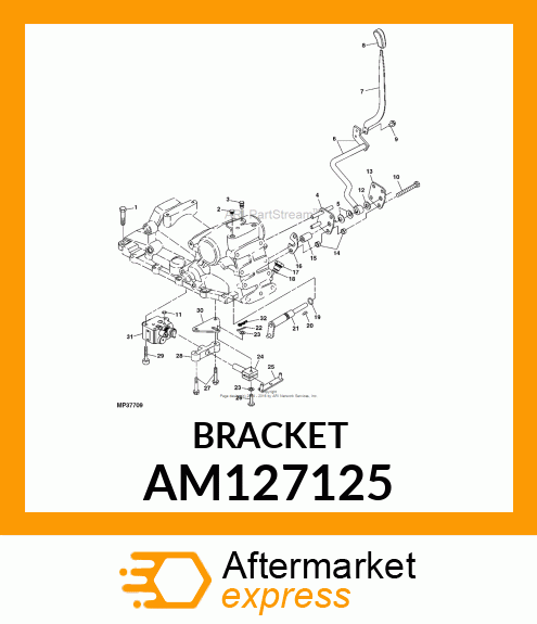 ASSY., PLATE WITH PINS AM127125