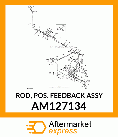 ROD, POS. FEEDBACK ASSY AM127134