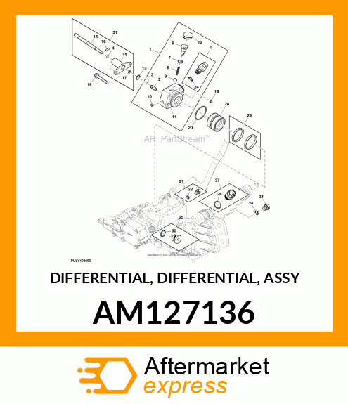 DIFFERENTIAL, DIFFERENTIAL, ASSY AM127136