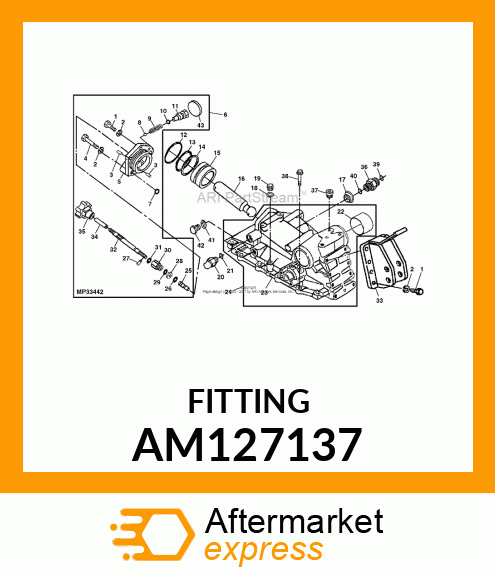 VALVE, CYL. RELIEF ASSY AM127137