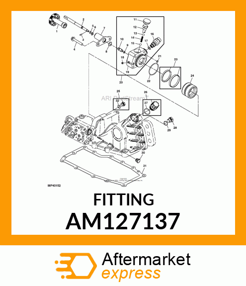 VALVE, CYL. RELIEF ASSY AM127137