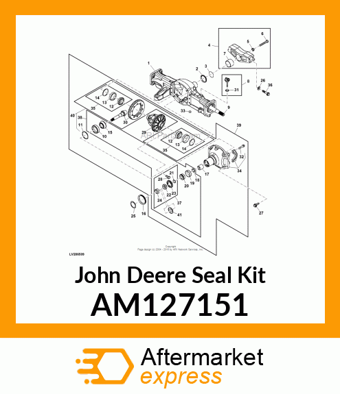 KIT, PINION SEAL AM127151