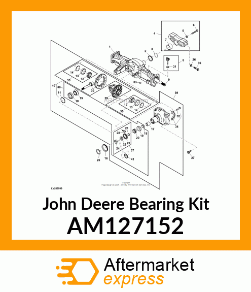 KIT, PINION BEARING AM127152