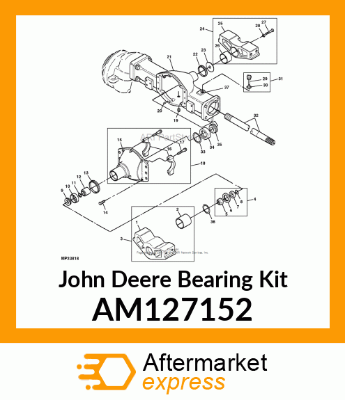 KIT, PINION BEARING AM127152