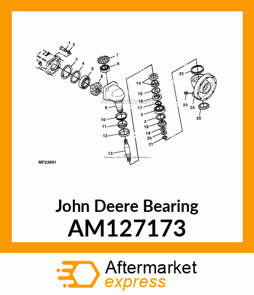 BEARING, ASSEMBLY AM127173