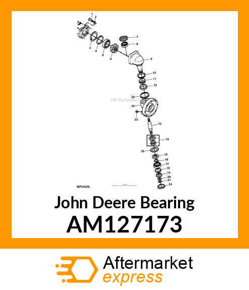 BEARING, ASSEMBLY AM127173