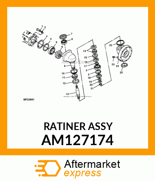RETAINER, ASSEMBLY AM127174