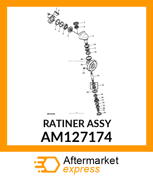 RETAINER, ASSEMBLY AM127174