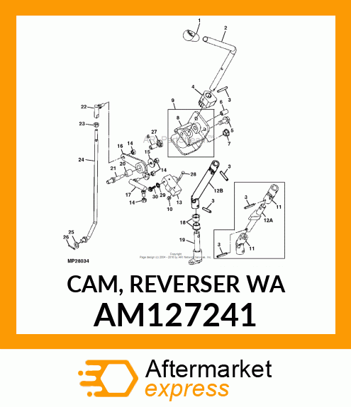 CAM, REVERSER WA AM127241