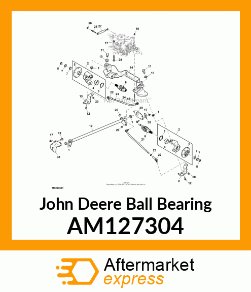 BALL BEARING AM127304