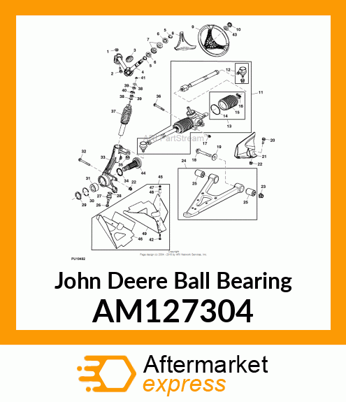 BALL BEARING AM127304