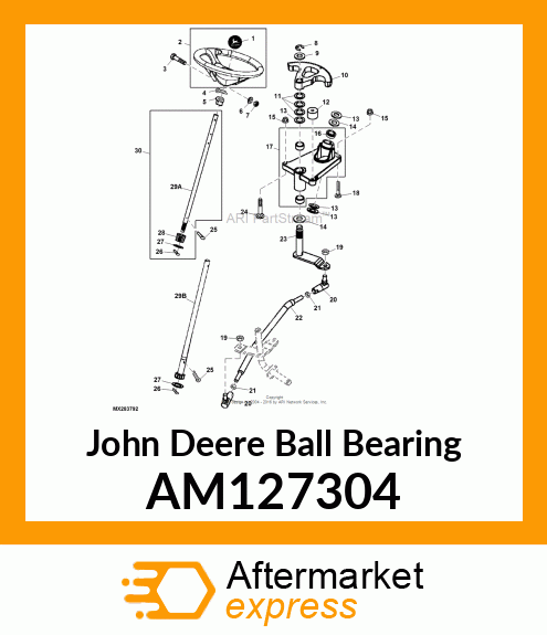 BALL BEARING AM127304