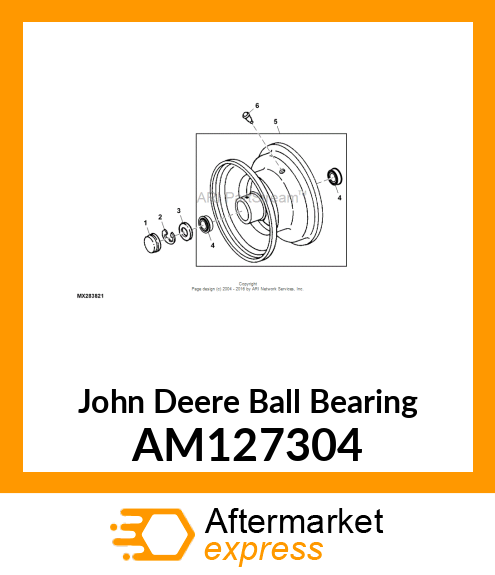 BALL BEARING AM127304