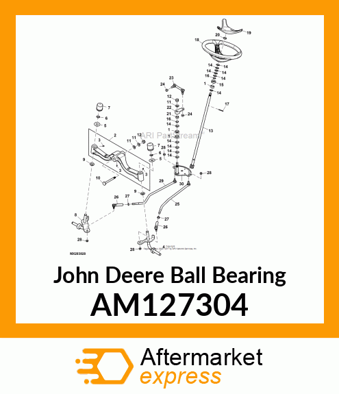 BALL BEARING AM127304