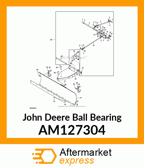 BALL BEARING AM127304