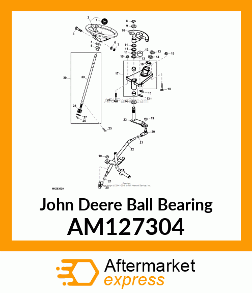 BALL BEARING AM127304