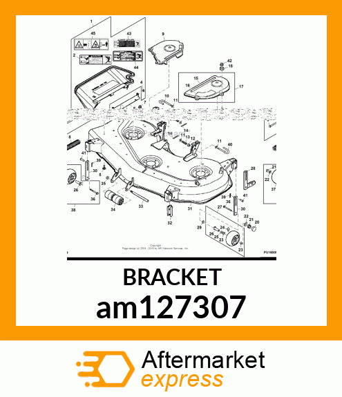 ARM, GAGE WHEEL (PLATED) am127307