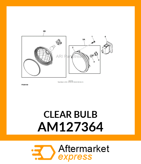 BULB, 48V 27W BAYONET BASE AM127364