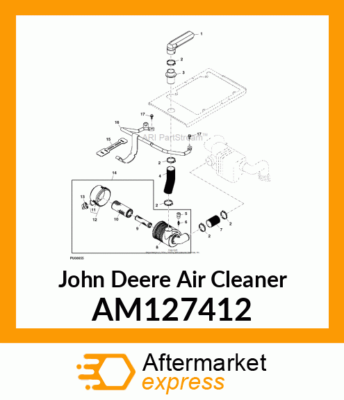 AIR CLEANER, CLEANER, AIR ASSEMBLY AM127412